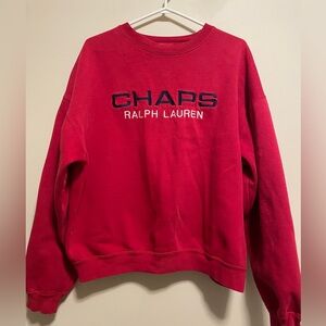 Vintage Chaps Red Crewneck Sweater